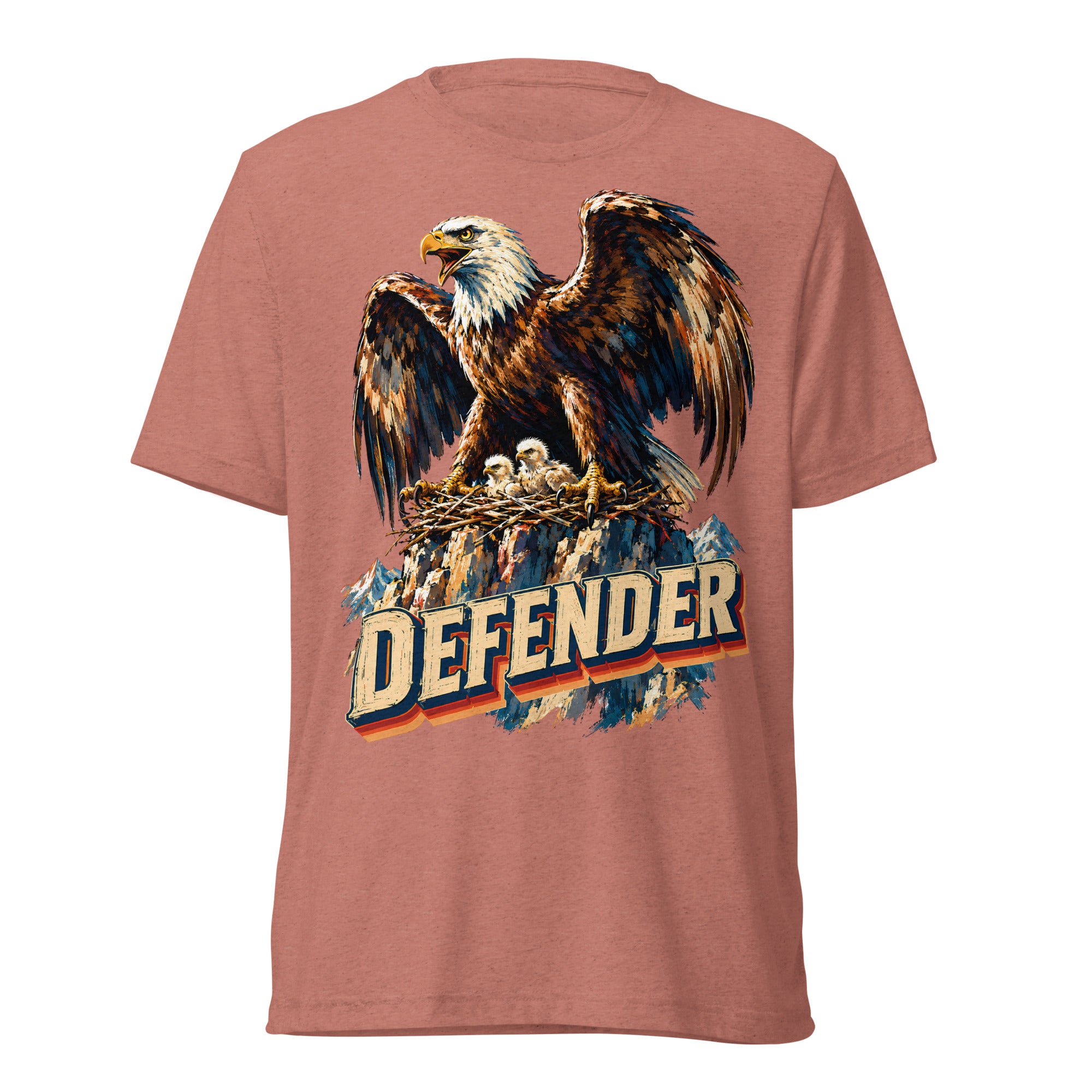 Eagle Lovers Defender Nest Vintage Short Sleeve Tee T-6 by printfluence.net