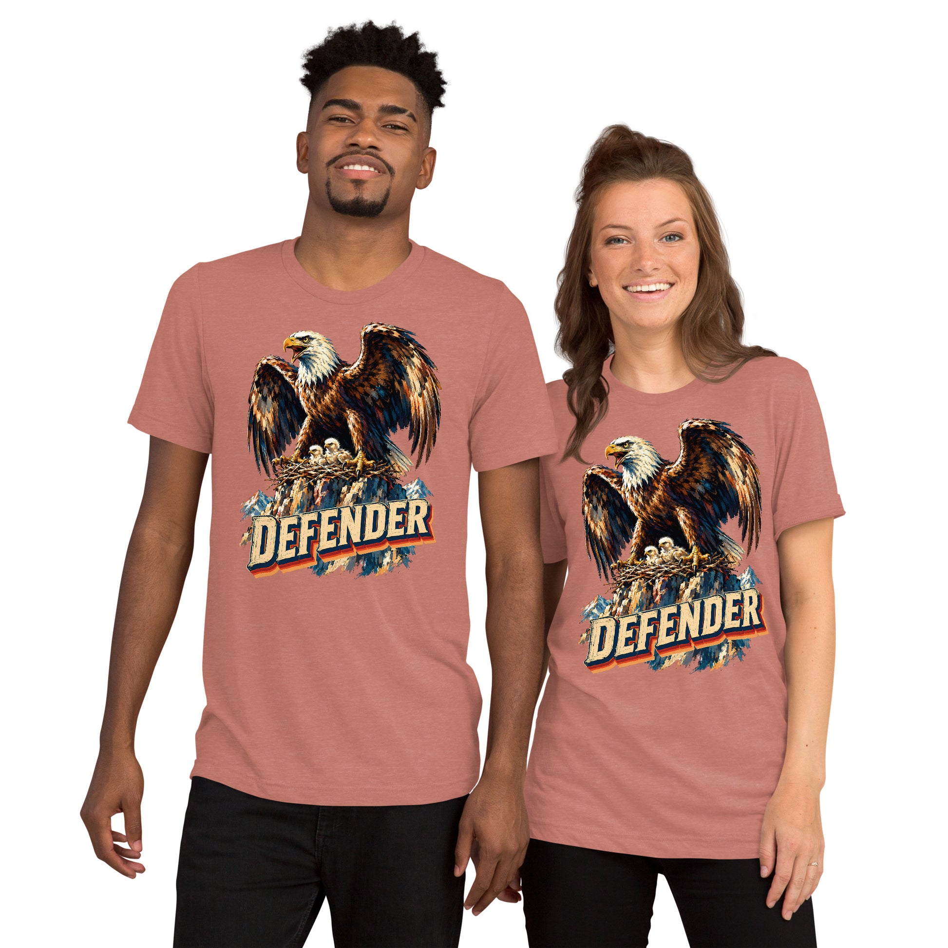 Eagle Lovers Defender Nest Vintage Short Sleeve Tee T-6 by printfluence.net
