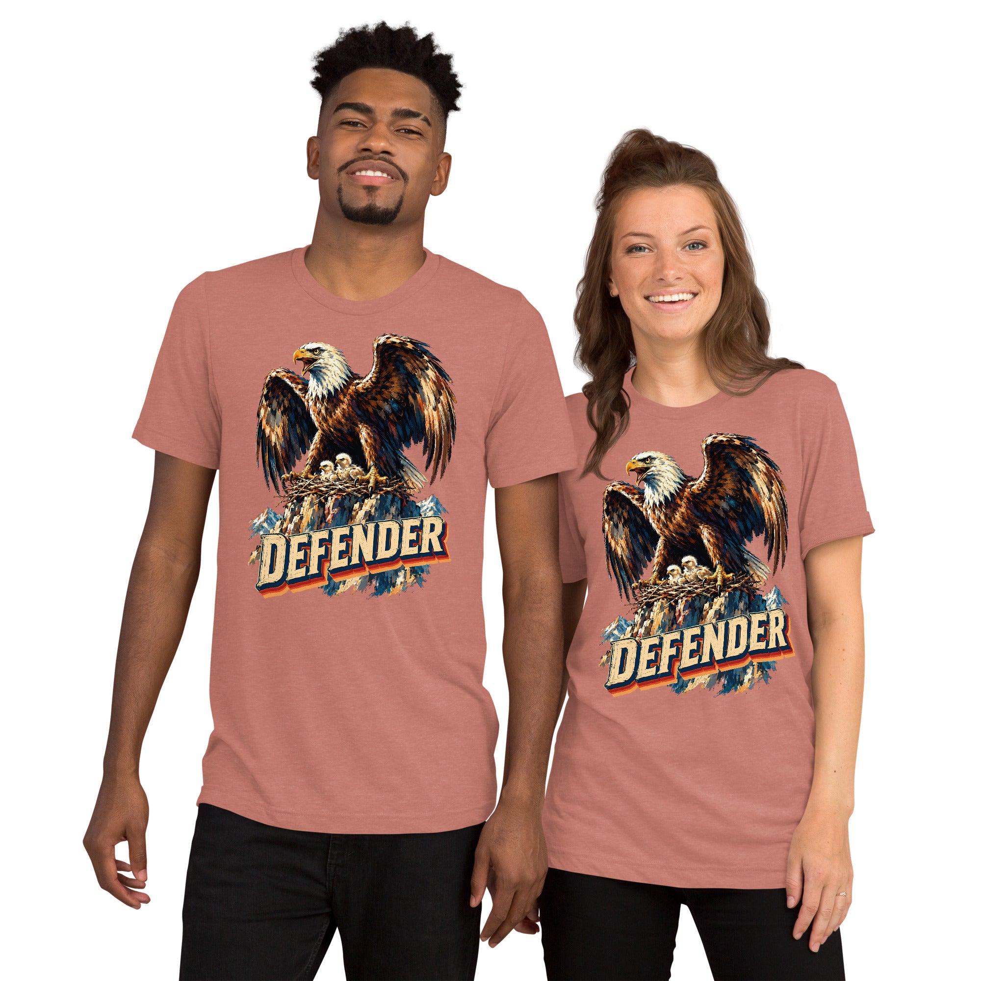 Eagle Lovers Defender Nest Vintage Short Sleeve Tee T-6 by printfluence.net