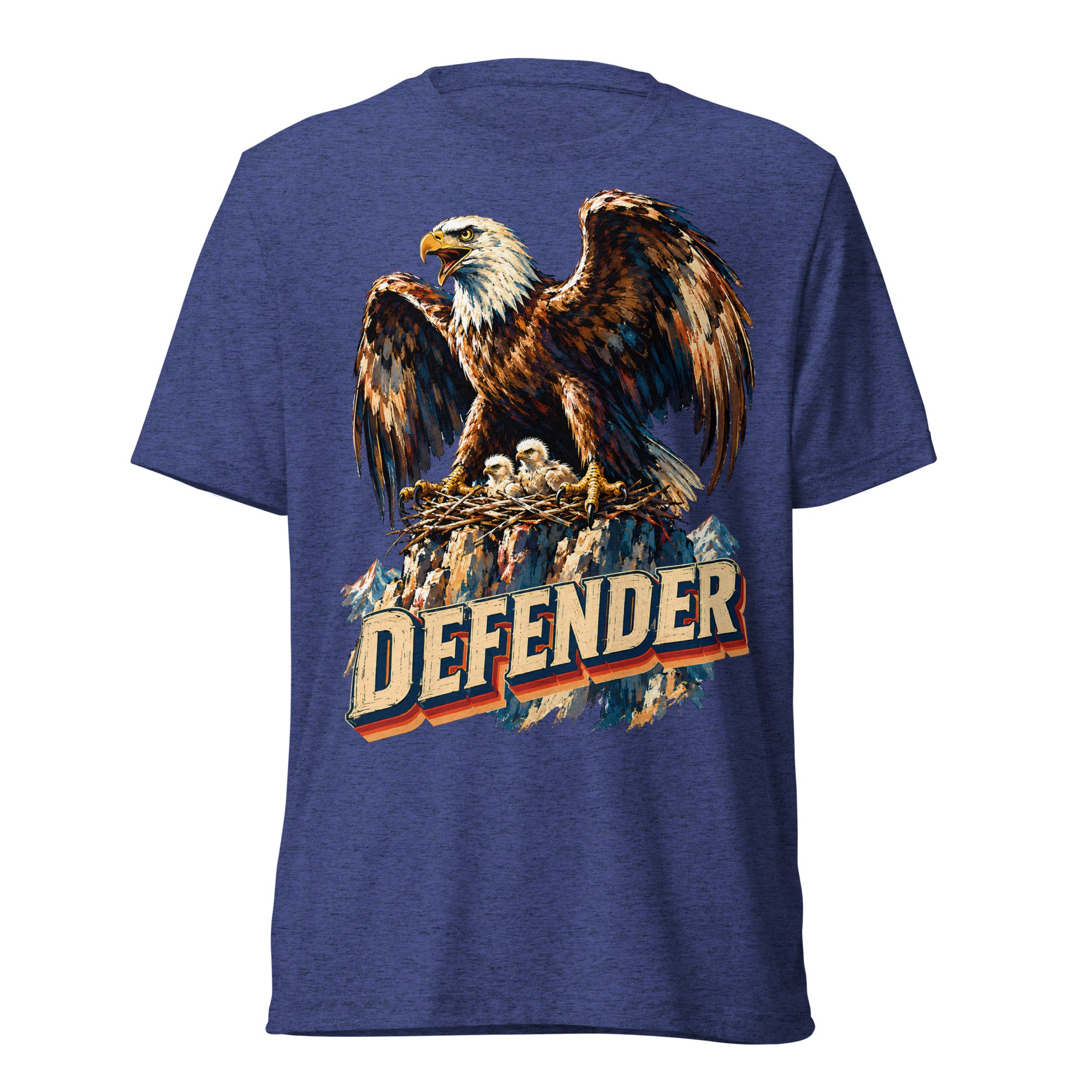 Eagle Lovers Defender Nest Vintage Short Sleeve Tee T-6 by printfluence.net