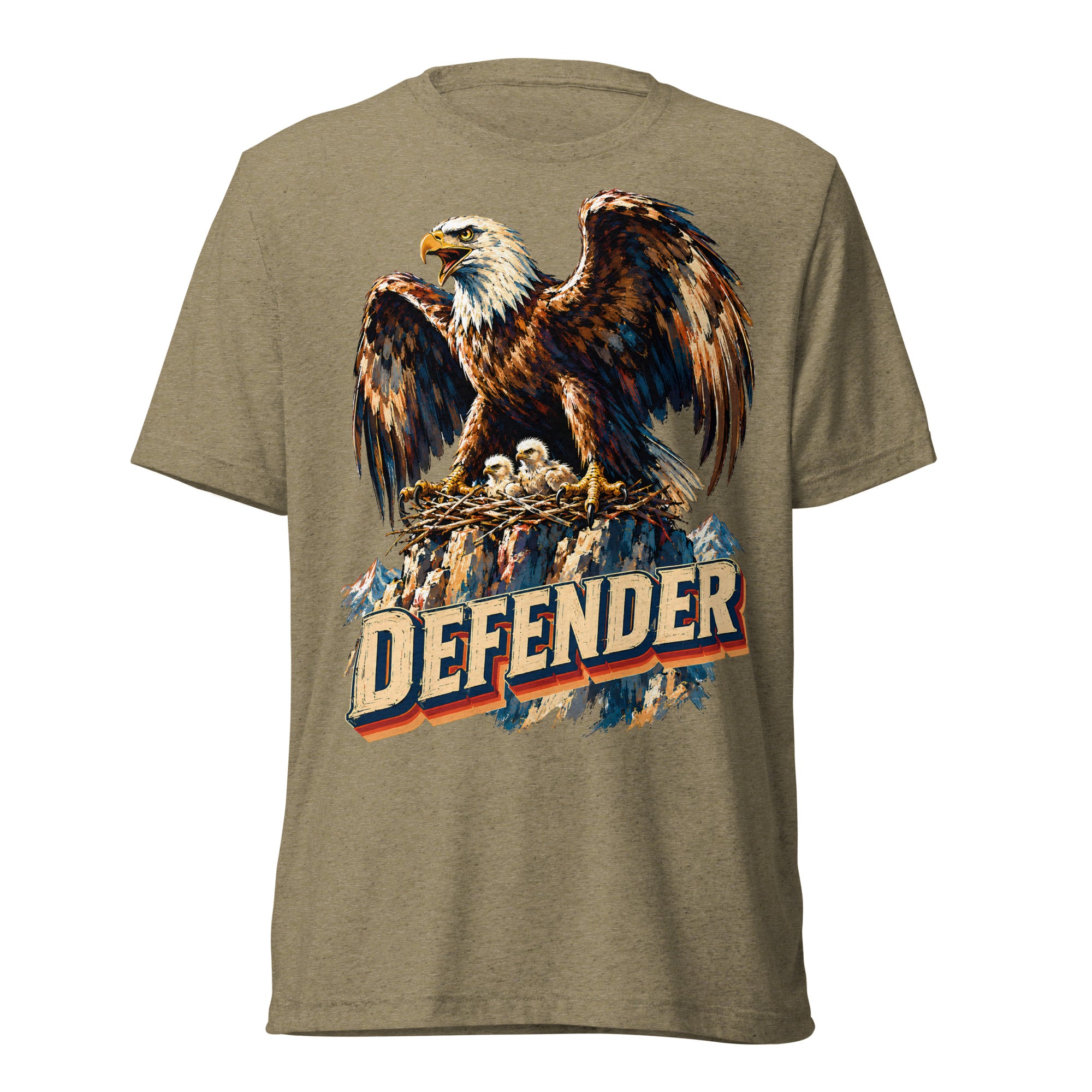 Eagle Lovers Defender Nest Vintage Short Sleeve Tee T-6 by printfluence.net