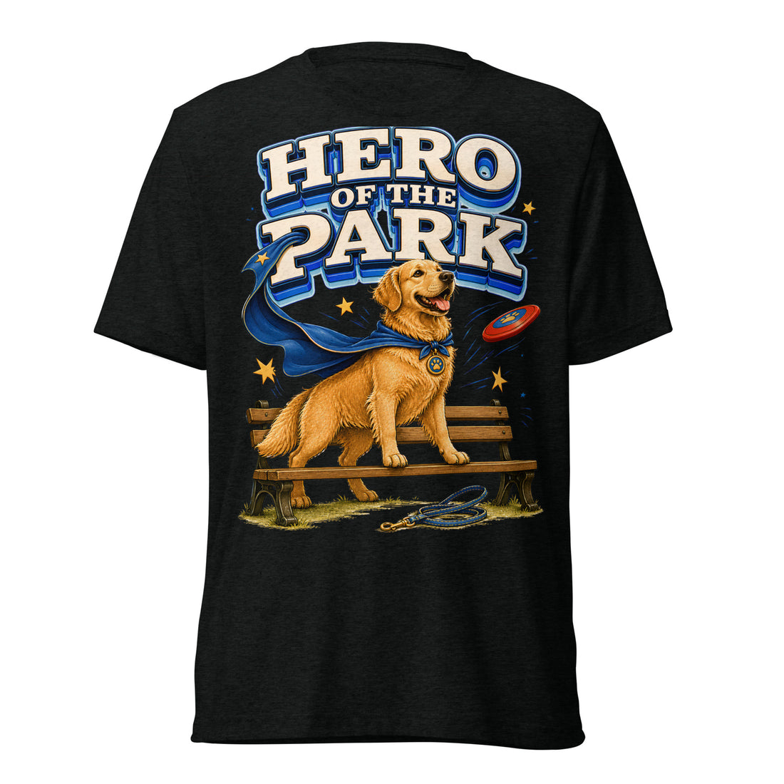 Golden Retriever Lovers Short Sleeve Tee - Hero Of The Park by printfluence.net