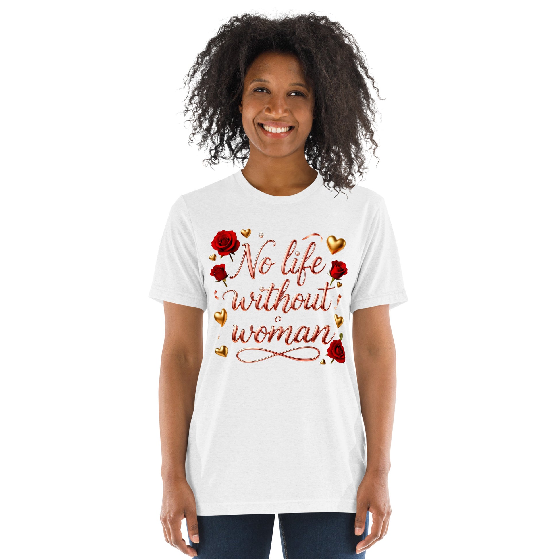 Short sleeve t-shirt - Trusted No Life Without Woman Tee – Premium Discovery by printfluence.net