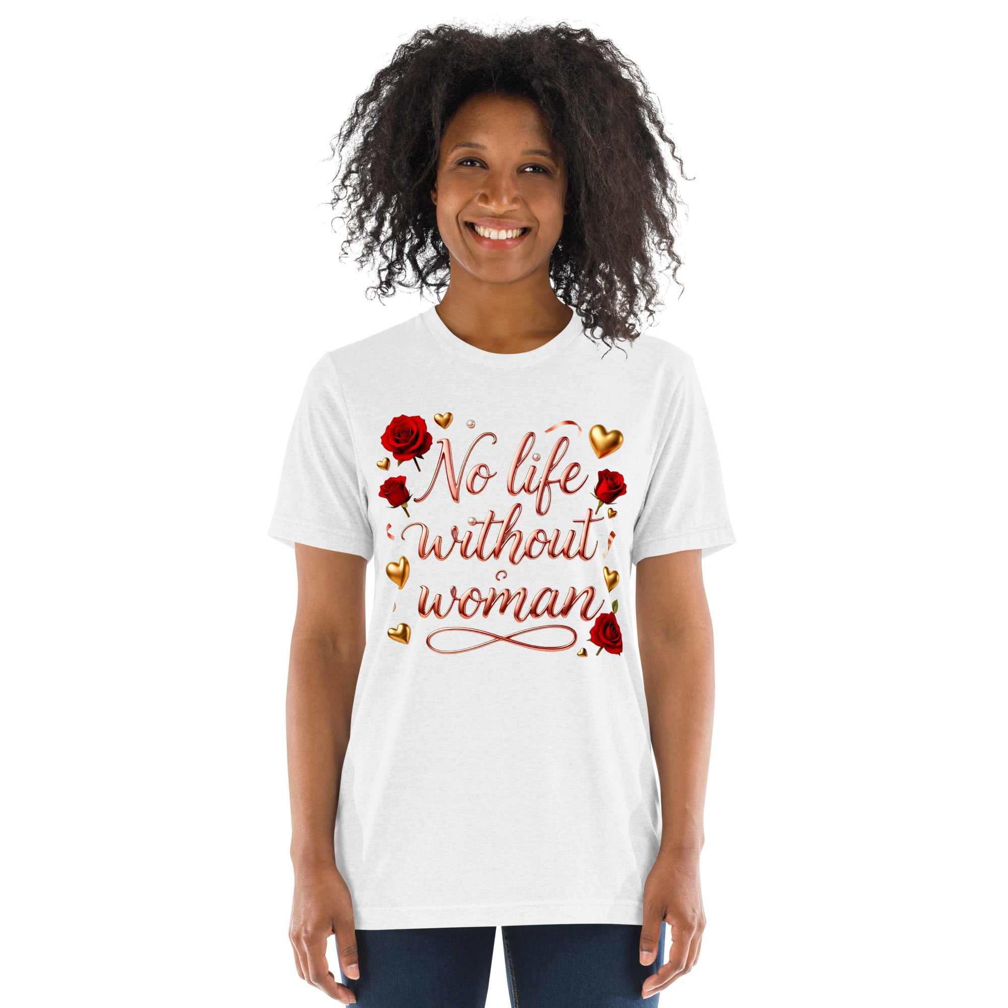 Short sleeve t-shirt - Trusted No Life Without Woman Tee – Premium Discovery by printfluence.net