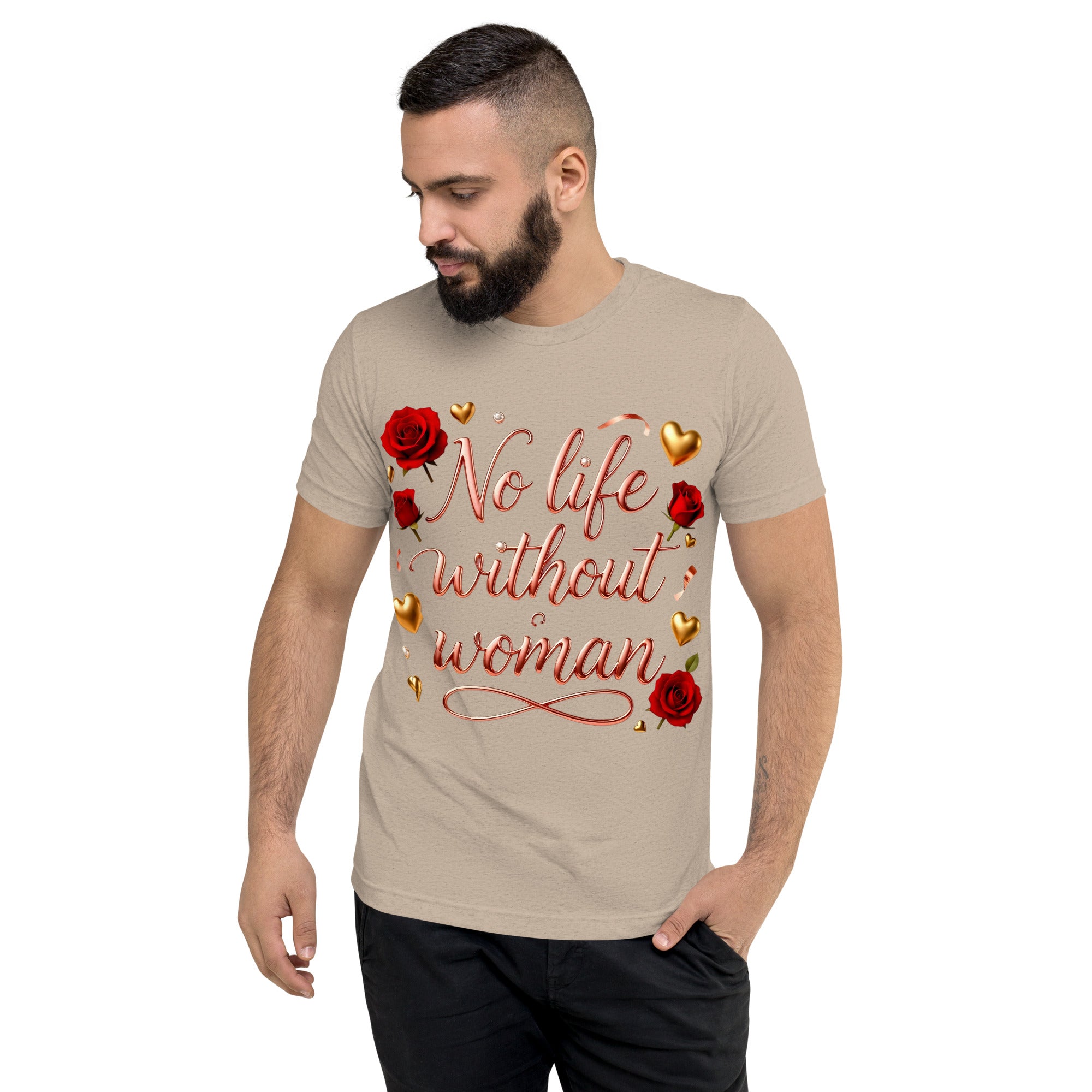 Short sleeve t-shirt - Trusted No Life Without Woman Tee – Premium Discovery by printfluence.net