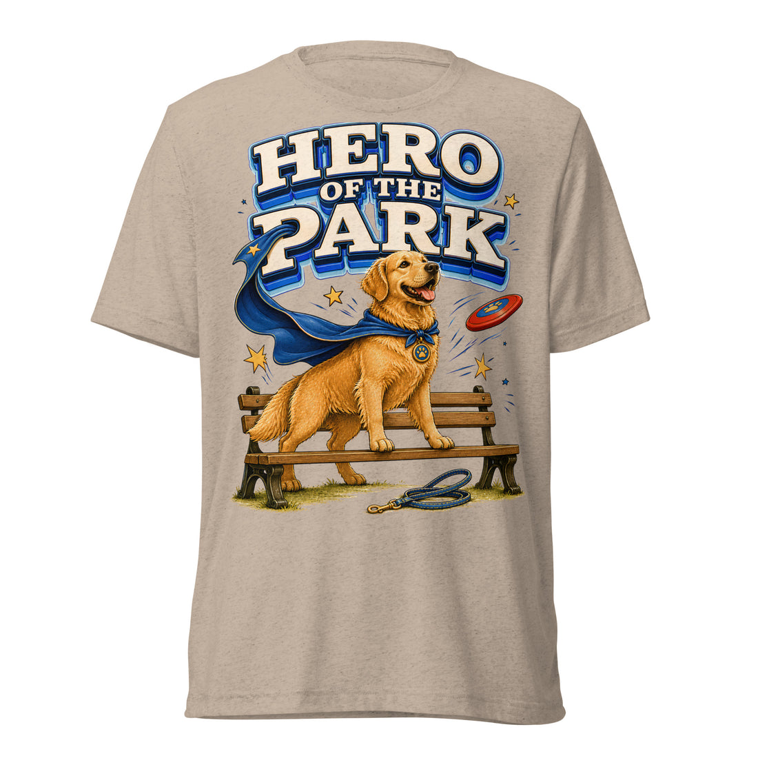 Golden Retriever Lovers Short Sleeve Tee - Hero Of The Park by printfluence.net