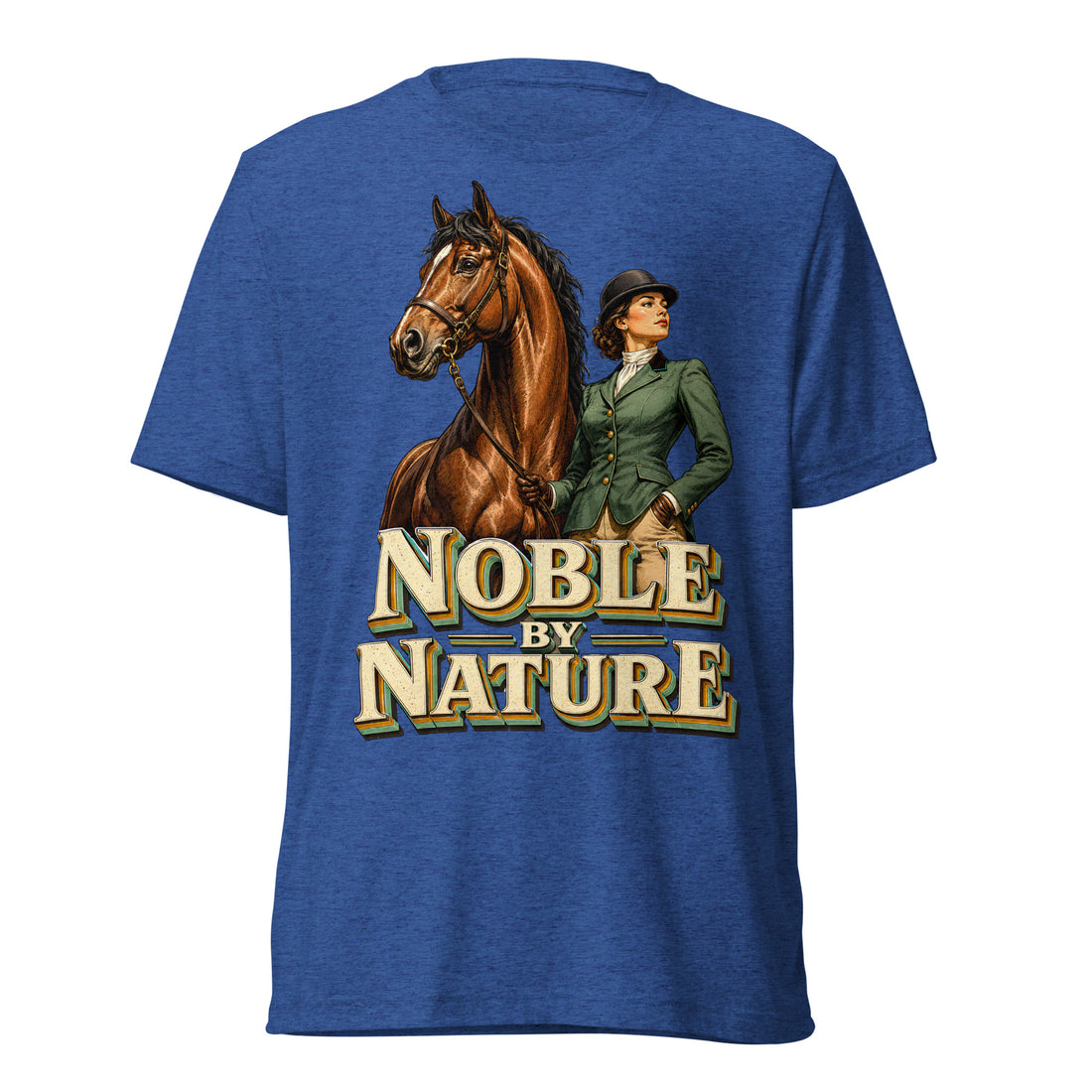 Noble By Nature Vintage Horse Tee - Horse Lovers Edition T-6 by printfluence.net