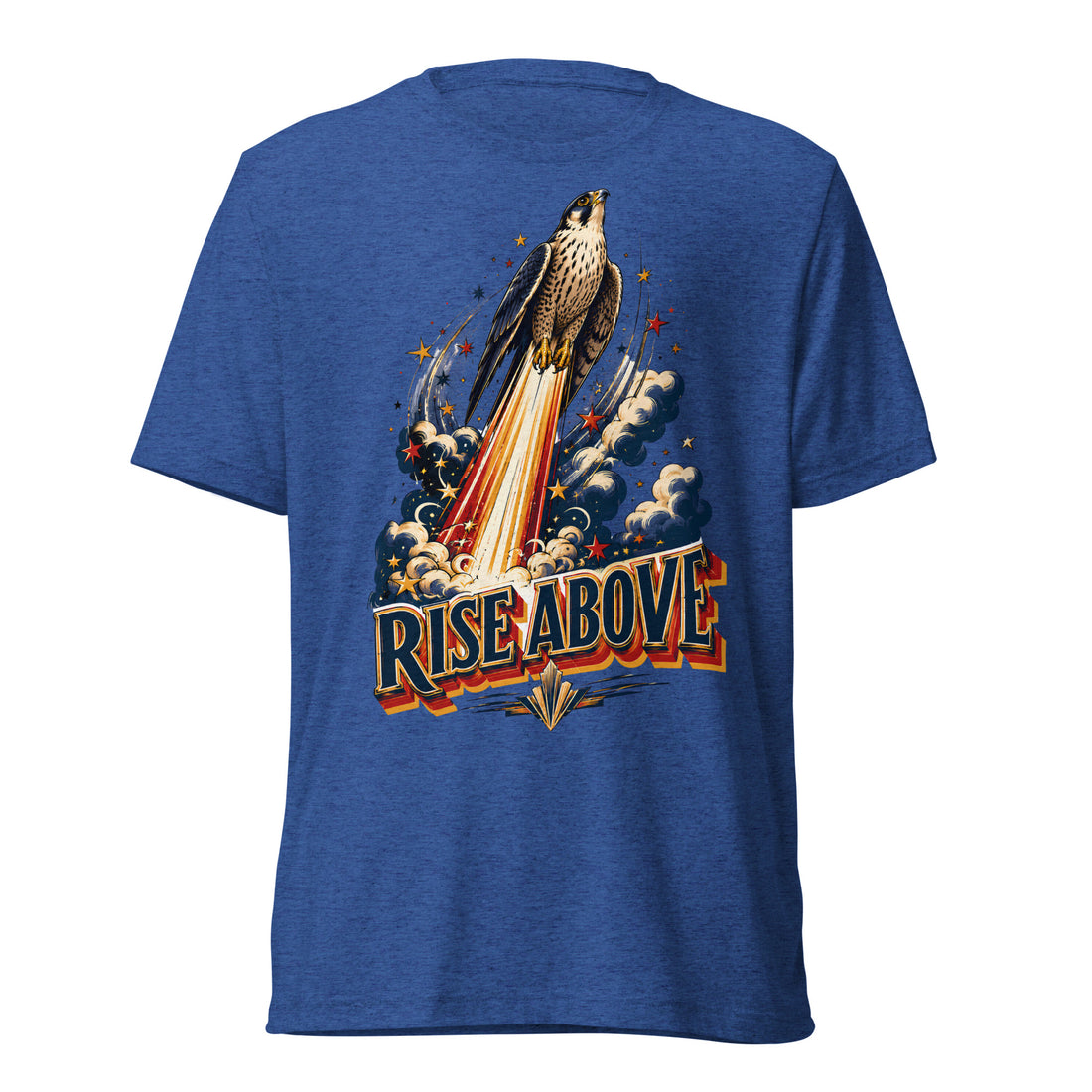 Eagle Lovers Rise Above Vintage Graphic Tee T06 by printfluence.net