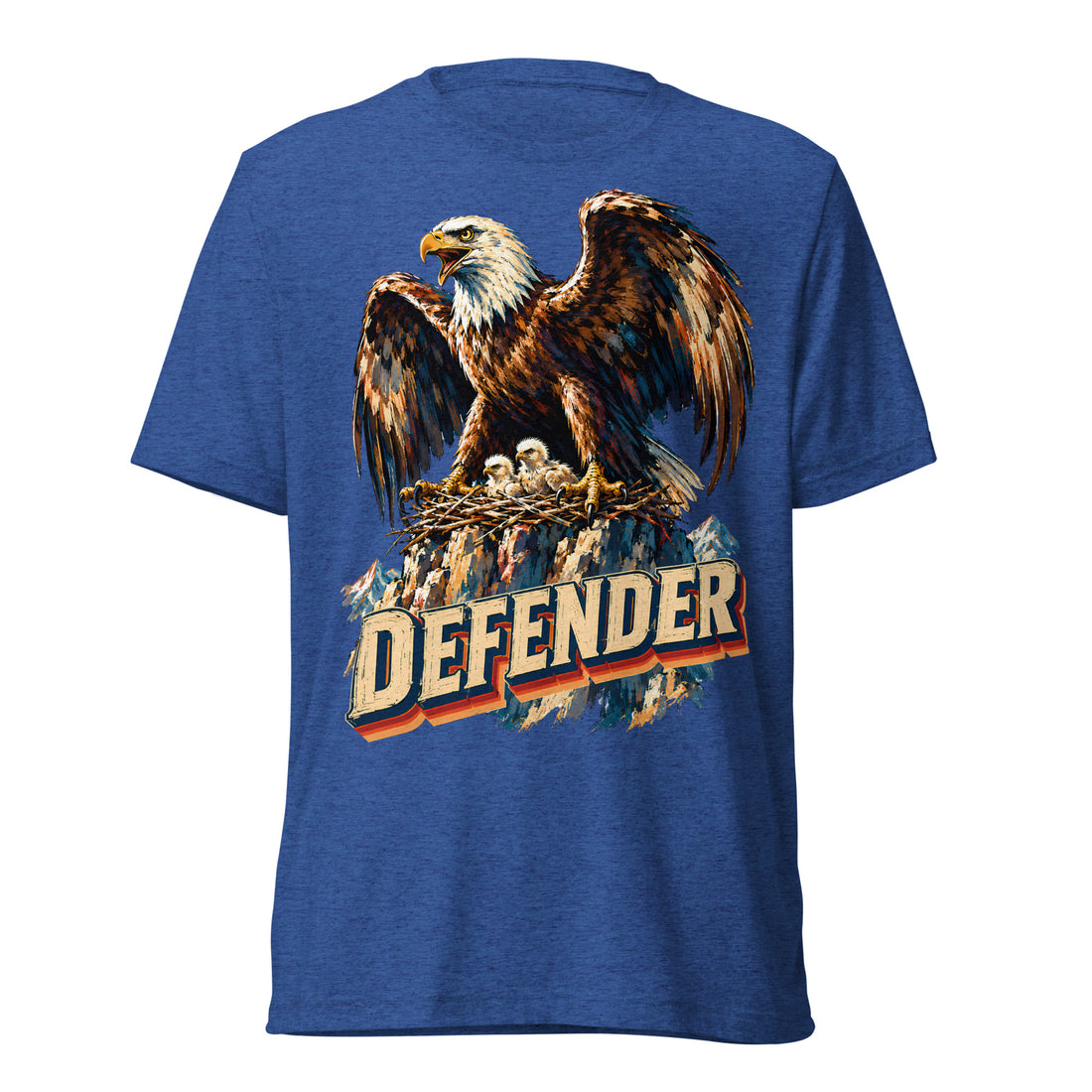 Eagle Lovers Defender Nest Vintage Short Sleeve Tee T-6 by printfluence.net