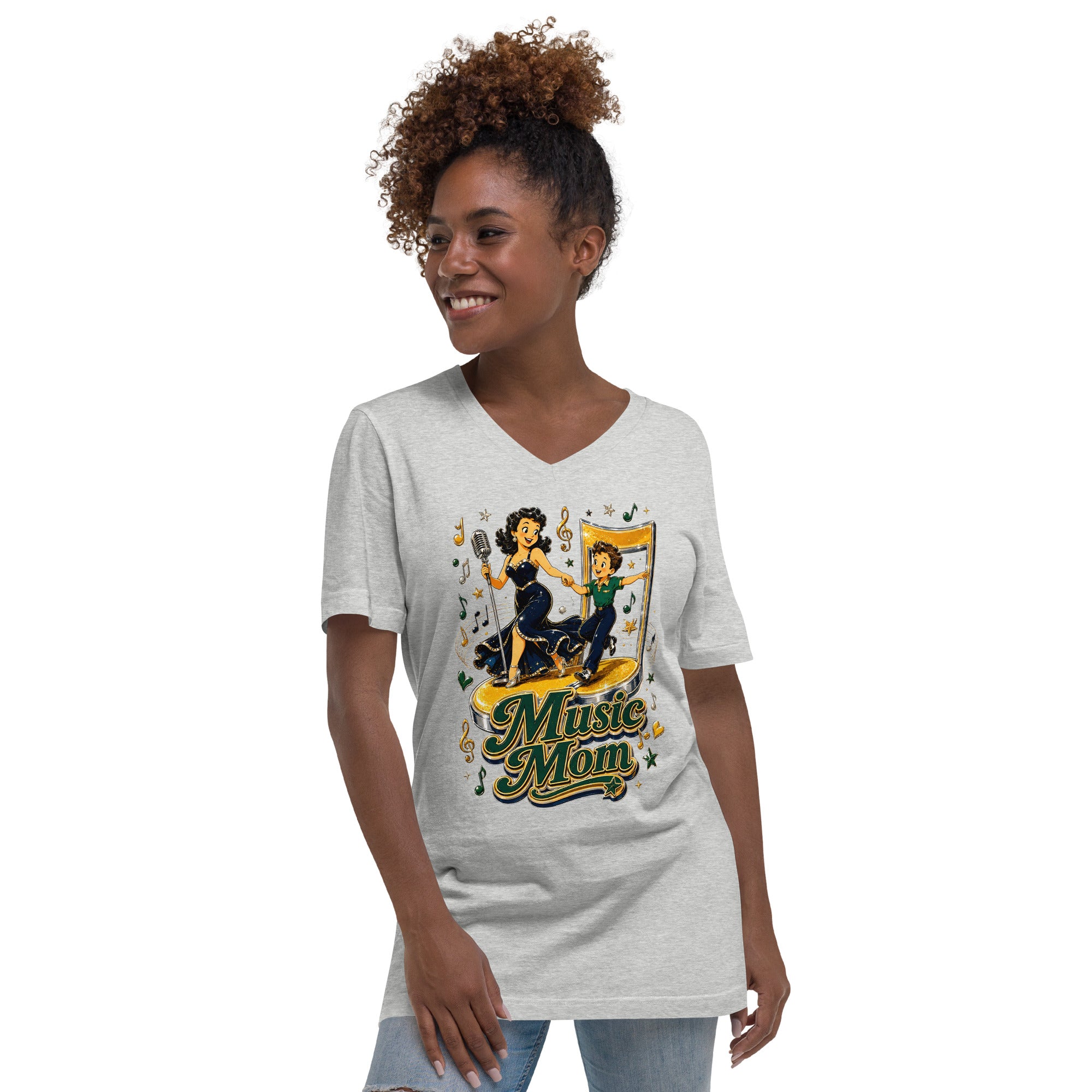 Unisex T-Shirt - Elite Music Mom Symphony - Premium Mother's Day by printfluence.net