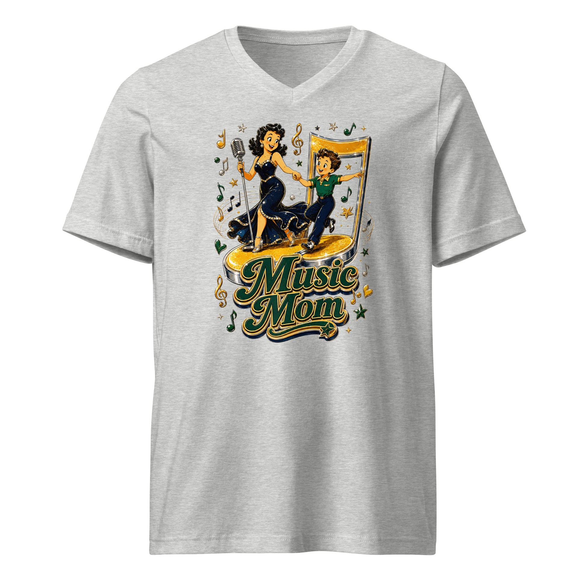 Unisex T-Shirt - Elite Music Mom Symphony - Premium Mother's Day by printfluence.net