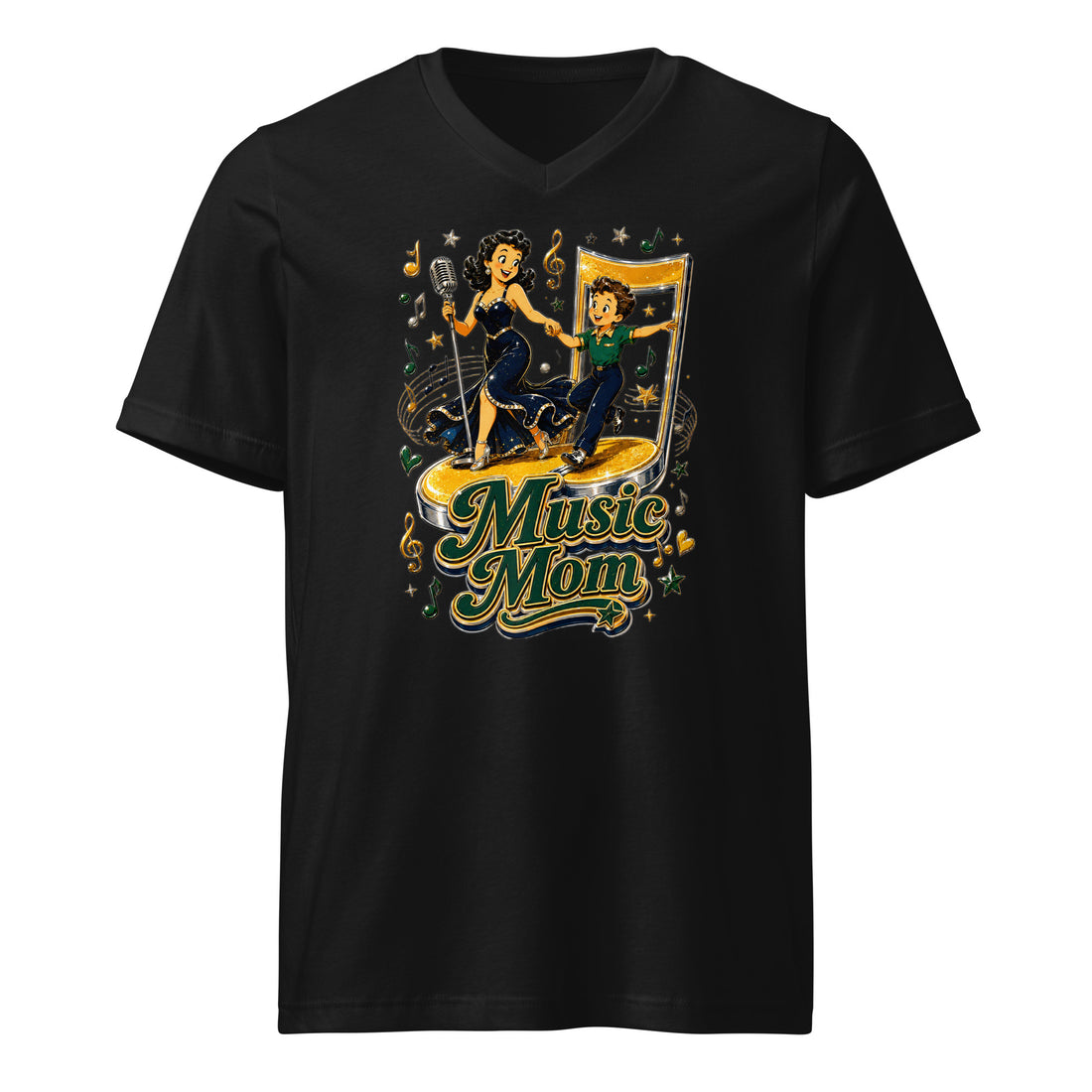 Unisex T-Shirt - Elite Music Mom Symphony - Premium Mother's Day by printfluence.net