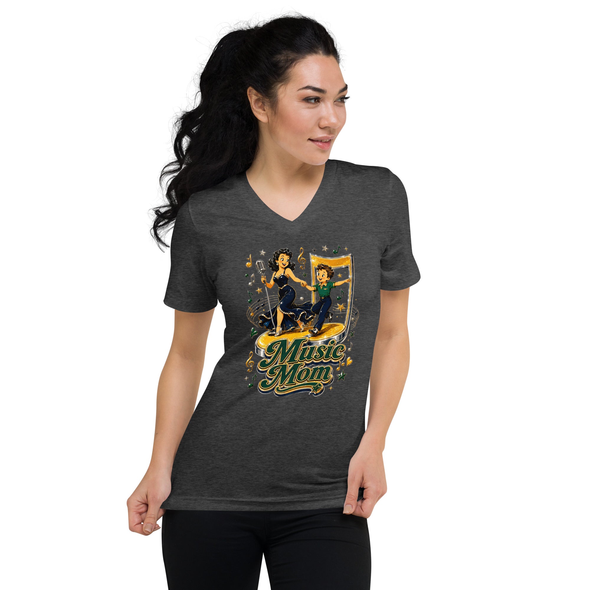 Unisex T-Shirt - Elite Music Mom Symphony - Premium Mother's Day by printfluence.net