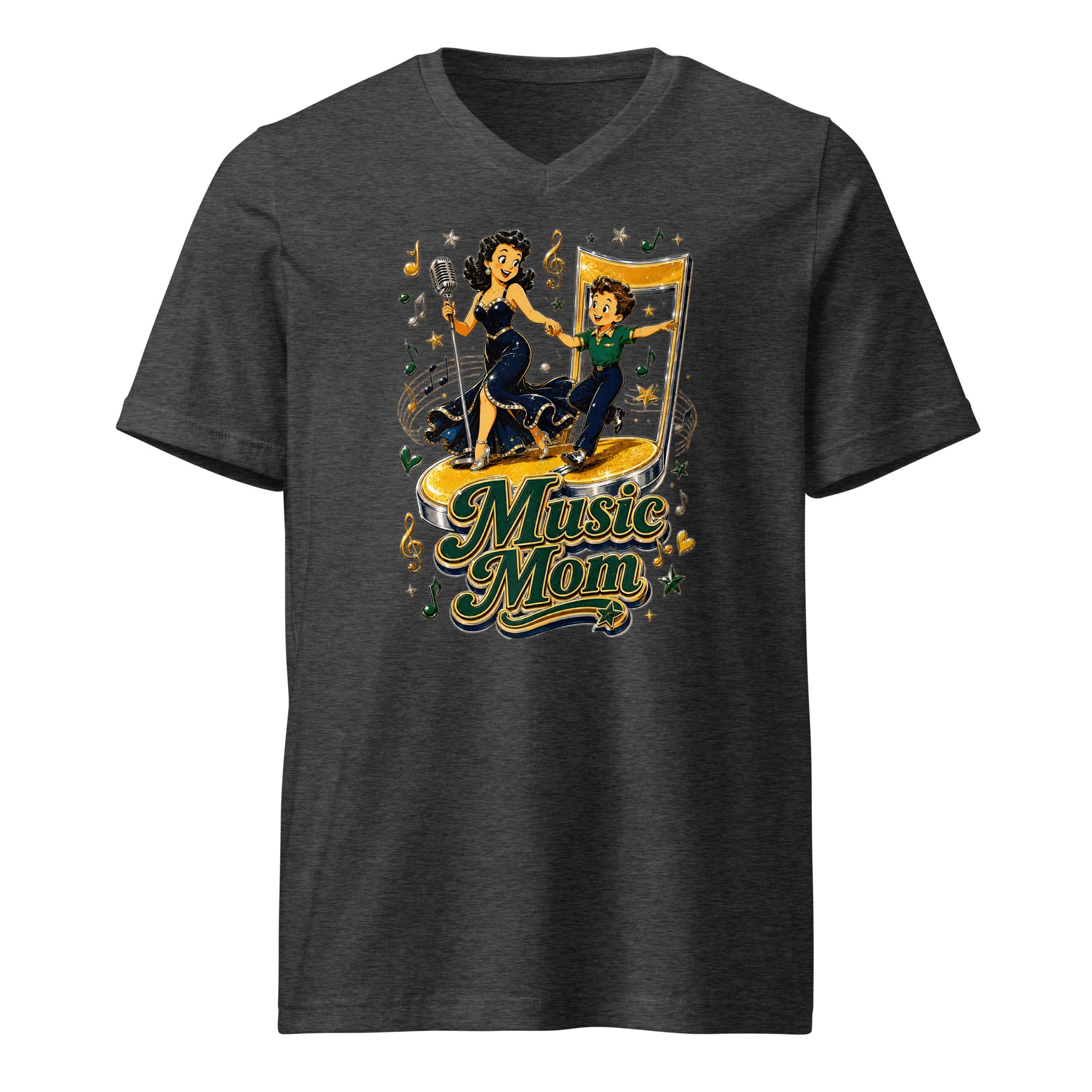 Unisex T-Shirt - Elite Music Mom Symphony - Premium Mother's Day by printfluence.net