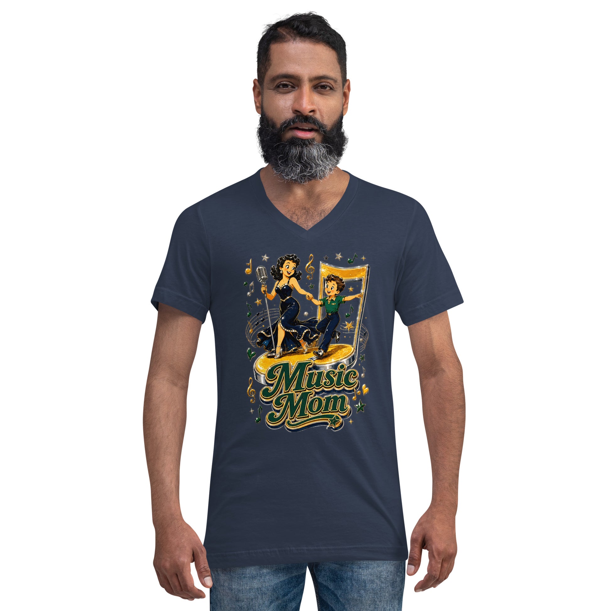 Unisex T-Shirt - Elite Music Mom Symphony - Premium Mother's Day by printfluence.net