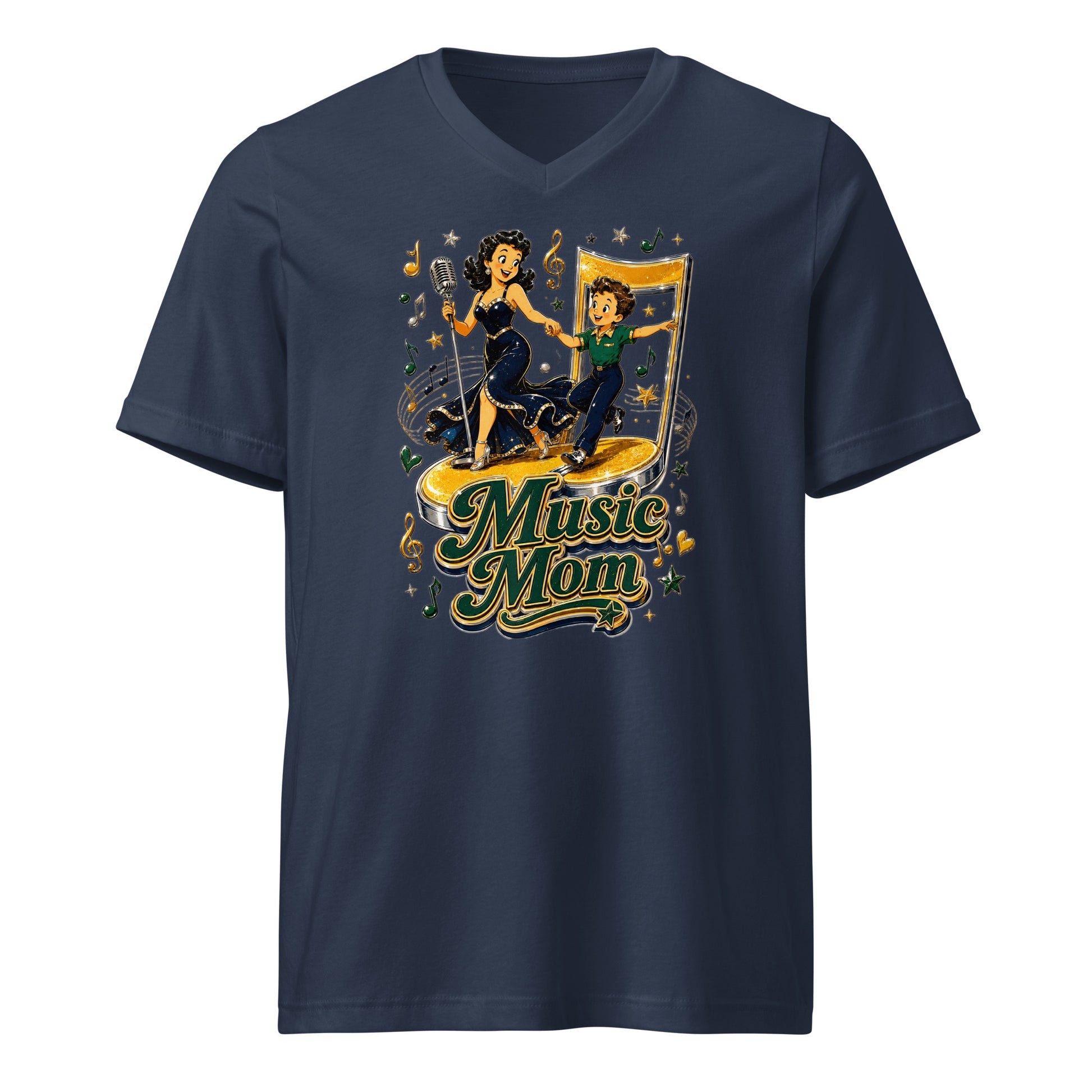 Unisex T-Shirt - Elite Music Mom Symphony - Premium Mother's Day by printfluence.net