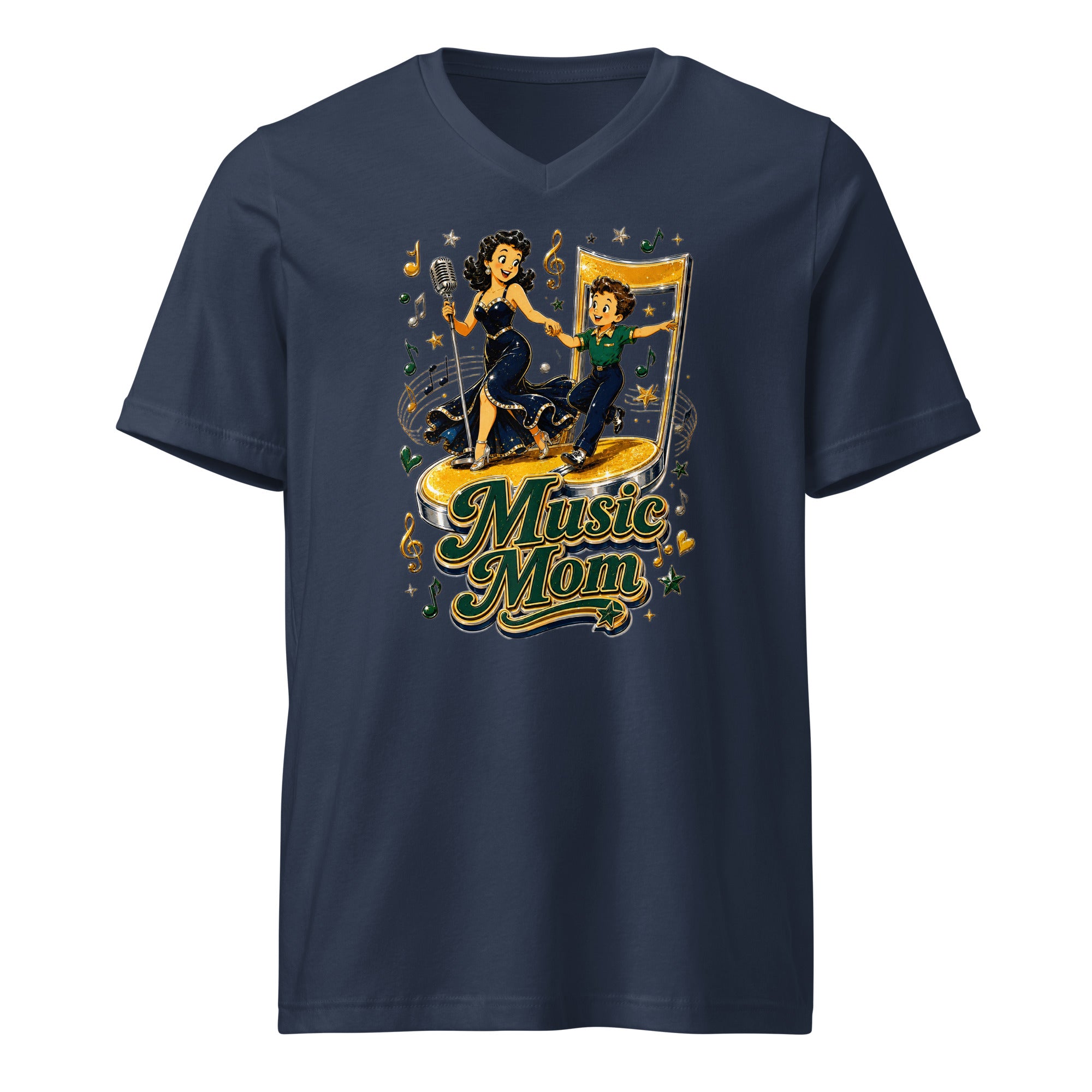 Unisex T-Shirt - Elite Music Mom Symphony - Premium Mother's Day by printfluence.net