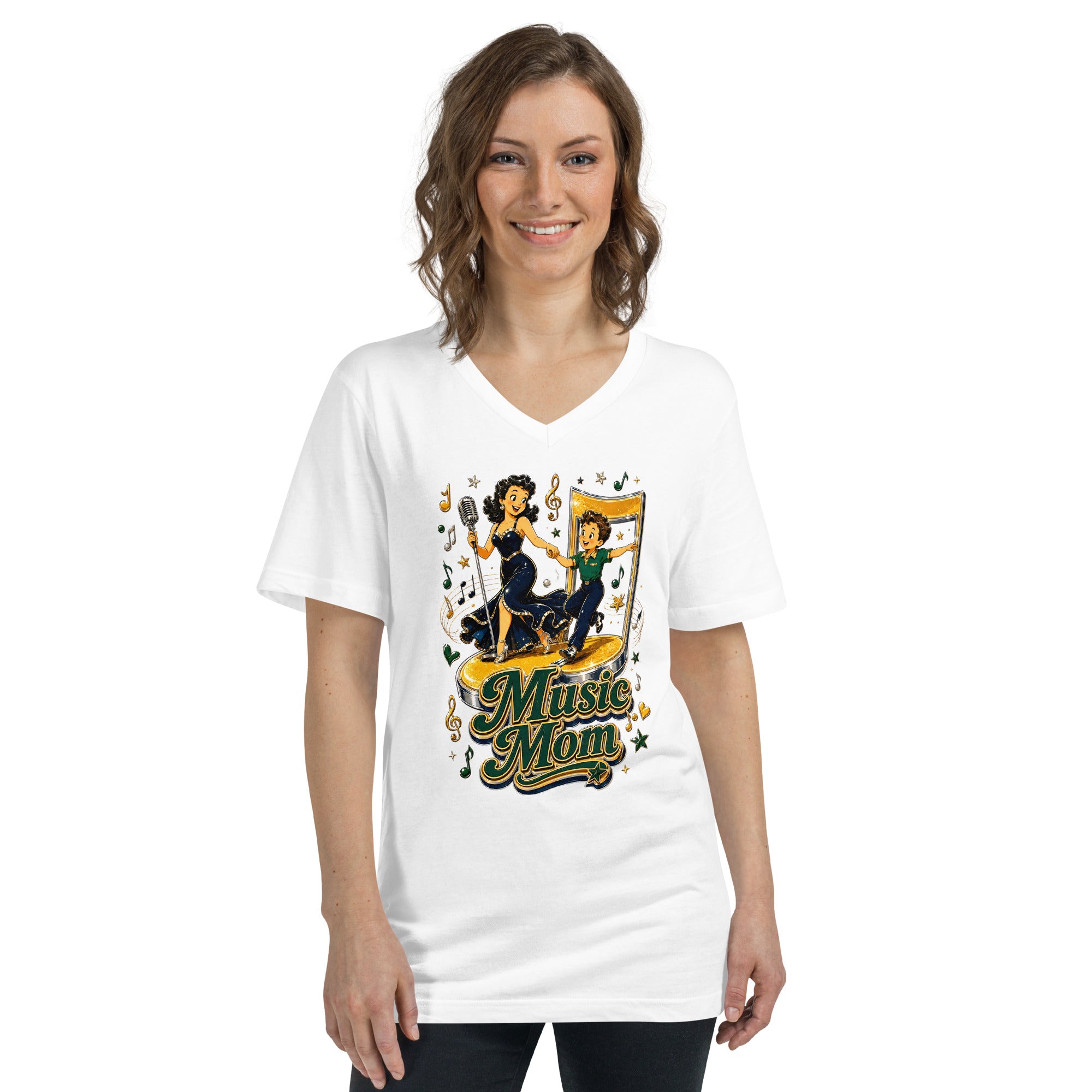 Unisex T-Shirt - Elite Music Mom Symphony - Premium Mother's Day by printfluence.net