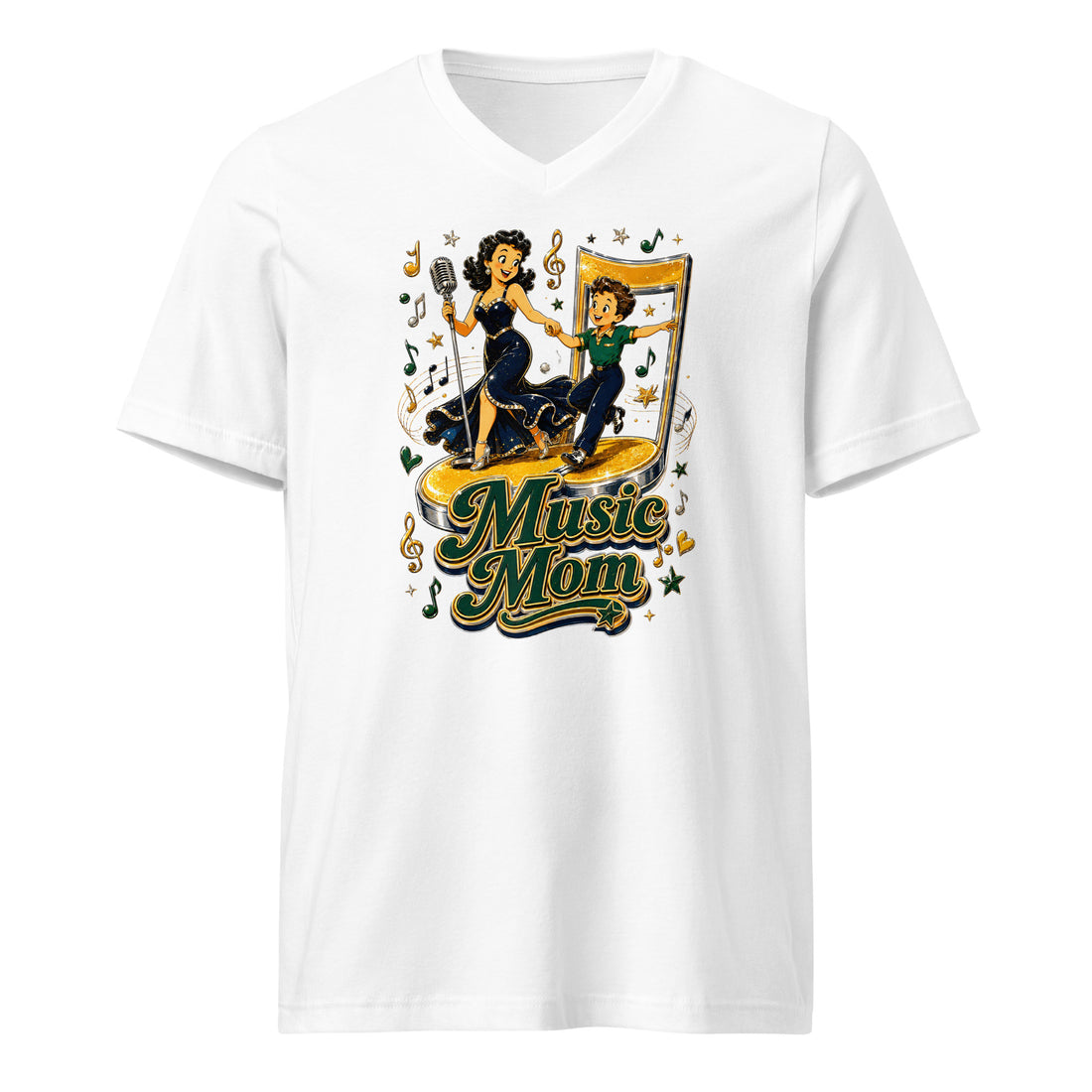 Unisex T-Shirt - Elite Music Mom Symphony - Premium Mother's Day by printfluence.net