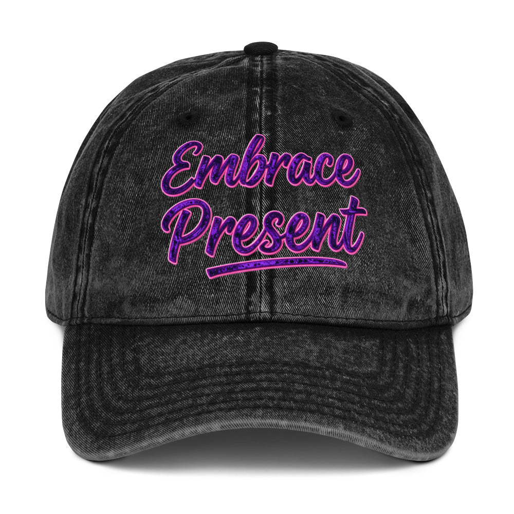 Vintage Cotton Twill Cap - Trusted Embrace Present Cap – Premium Vintage Discovery by printfluence.net