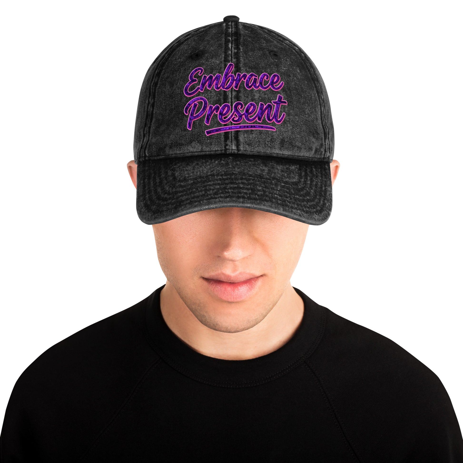 Vintage Cotton Twill Cap - Trusted Embrace Present Cap – Premium Vintage Discovery by printfluence.net