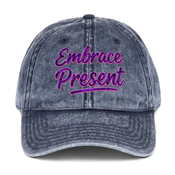 Vintage Cotton Twill Cap - Trusted Embrace Present Cap – Premium Vintage Discovery by printfluence.net