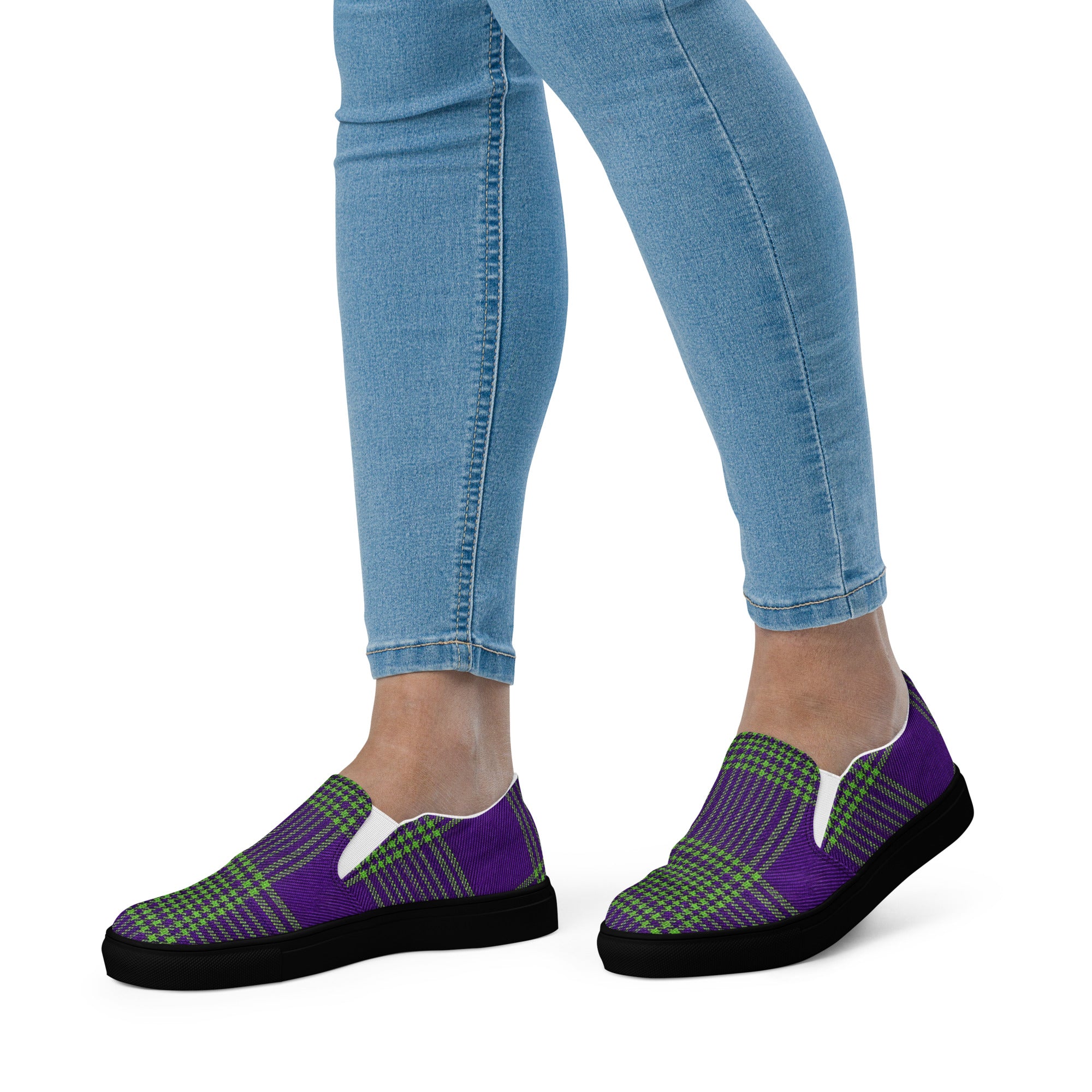 Women’s slip-on canvas shoes - Zen Bloom: Women’s Slip-On Canvas Shoes - Vibrant Floral Mandala Art by printfluence.net