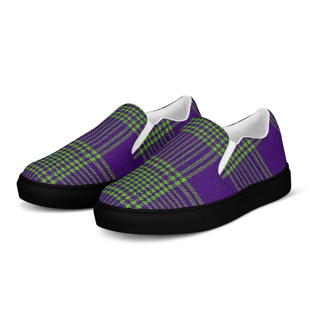 Women’s slip-on canvas shoes - Zen Bloom: Women’s Slip-On Canvas Shoes - Vibrant Floral Mandala Art by printfluence.net