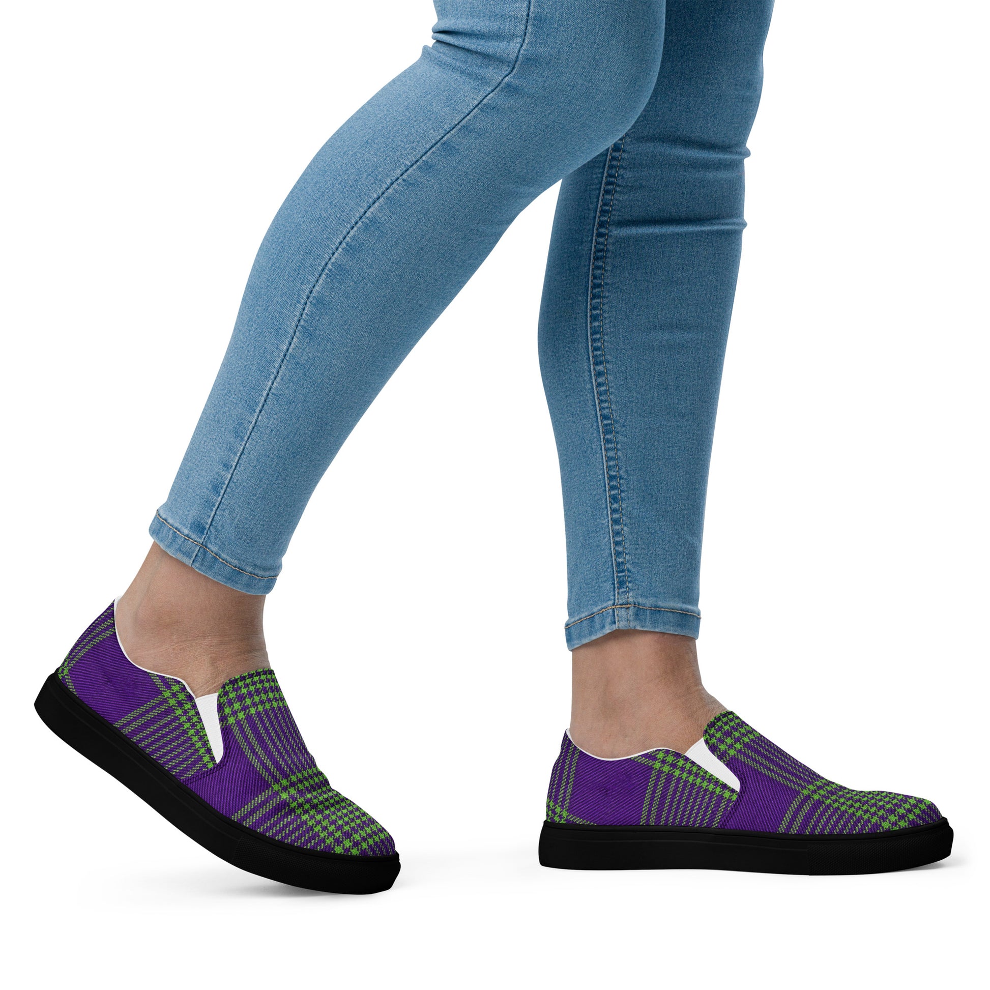 Women’s slip-on canvas shoes - Zen Bloom: Women’s Slip-On Canvas Shoes - Vibrant Floral Mandala Art by printfluence.net