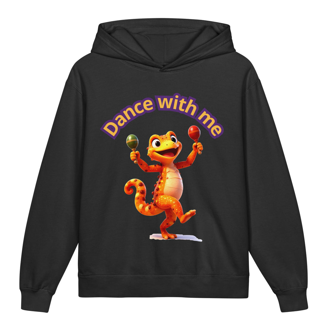 Youth lightweight hooded sweatshirt - Elite Dancing Lizard Youth Hoodie – Joy for Young Champions by printfluence.net