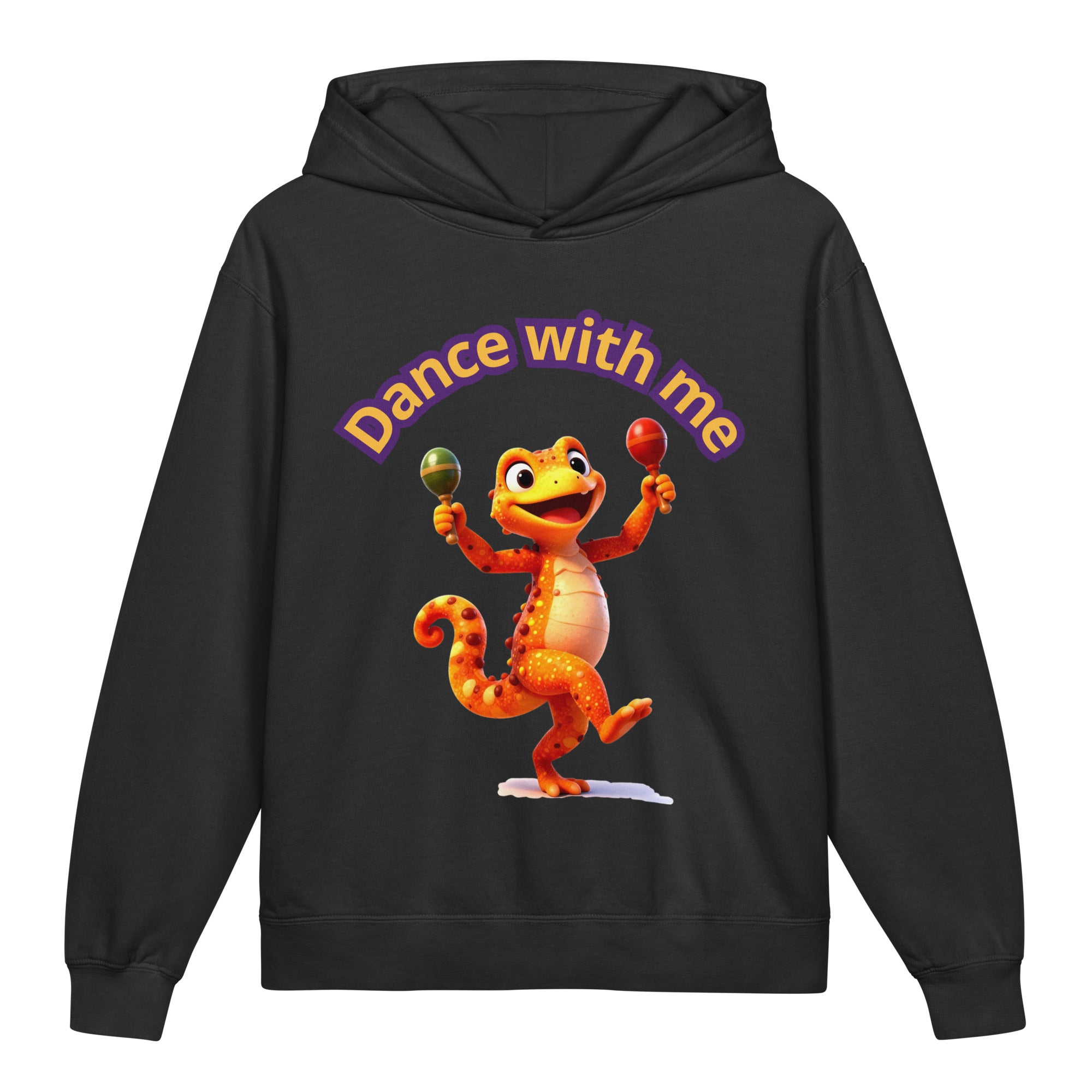 Youth lightweight hooded sweatshirt - Elite Dancing Lizard Youth Hoodie – Joy for Young Champions by printfluence.net
