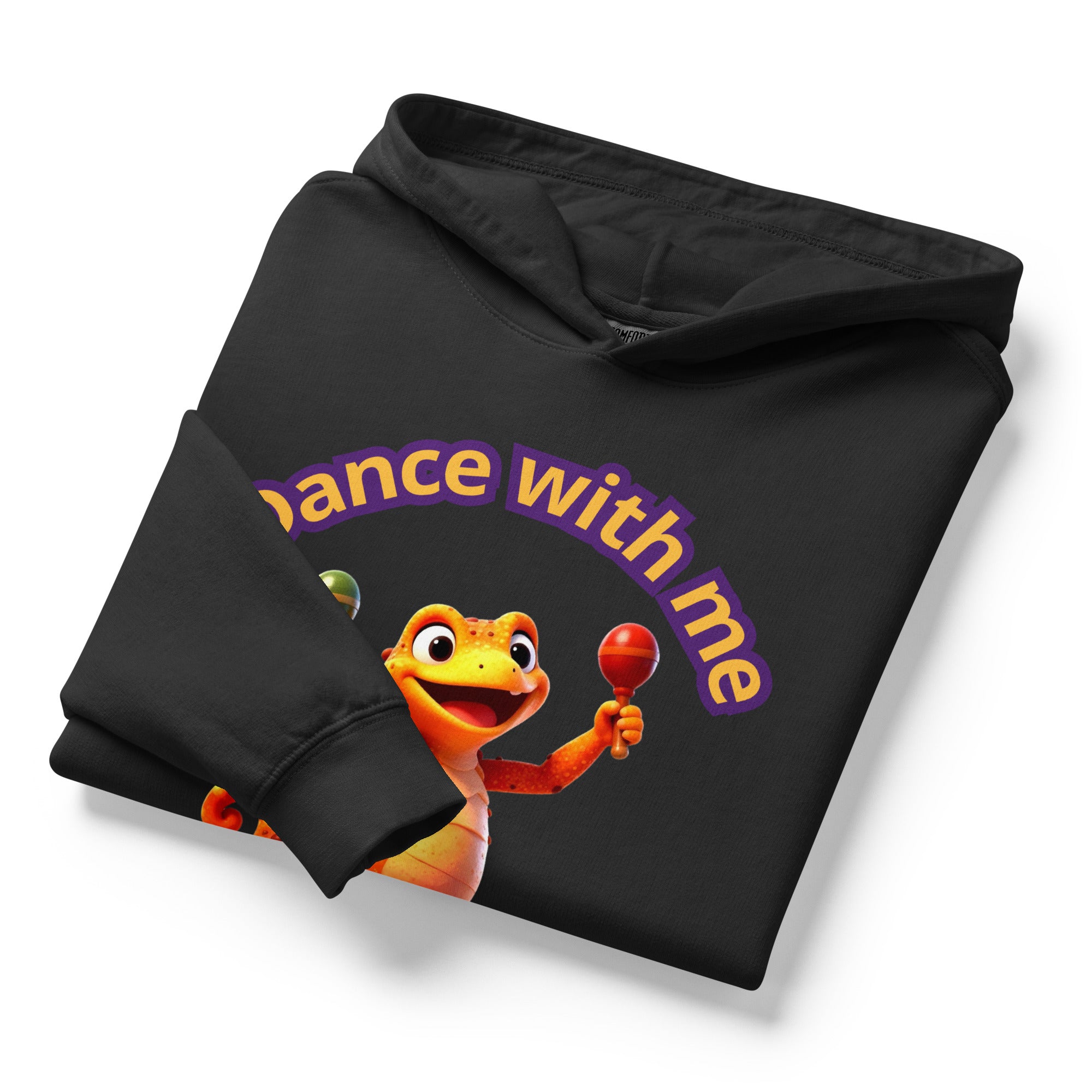 Youth lightweight hooded sweatshirt - Elite Dancing Lizard Youth Hoodie – Joy for Young Champions by printfluence.net