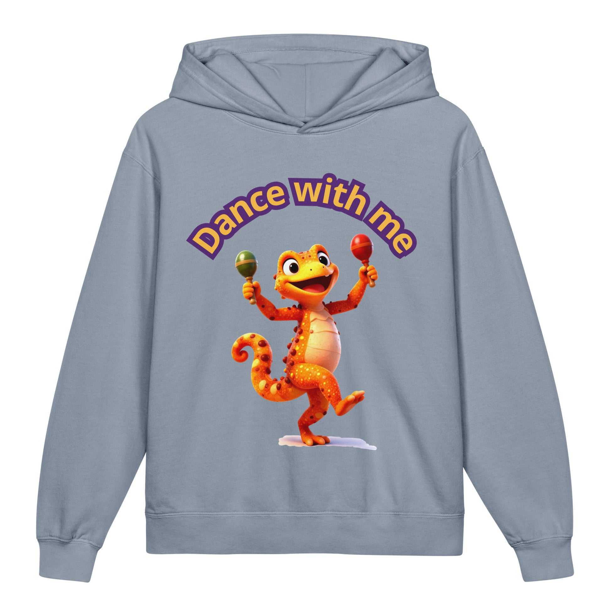 Youth lightweight hooded sweatshirt - Elite Dancing Lizard Youth Hoodie – Joy for Young Champions by printfluence.net