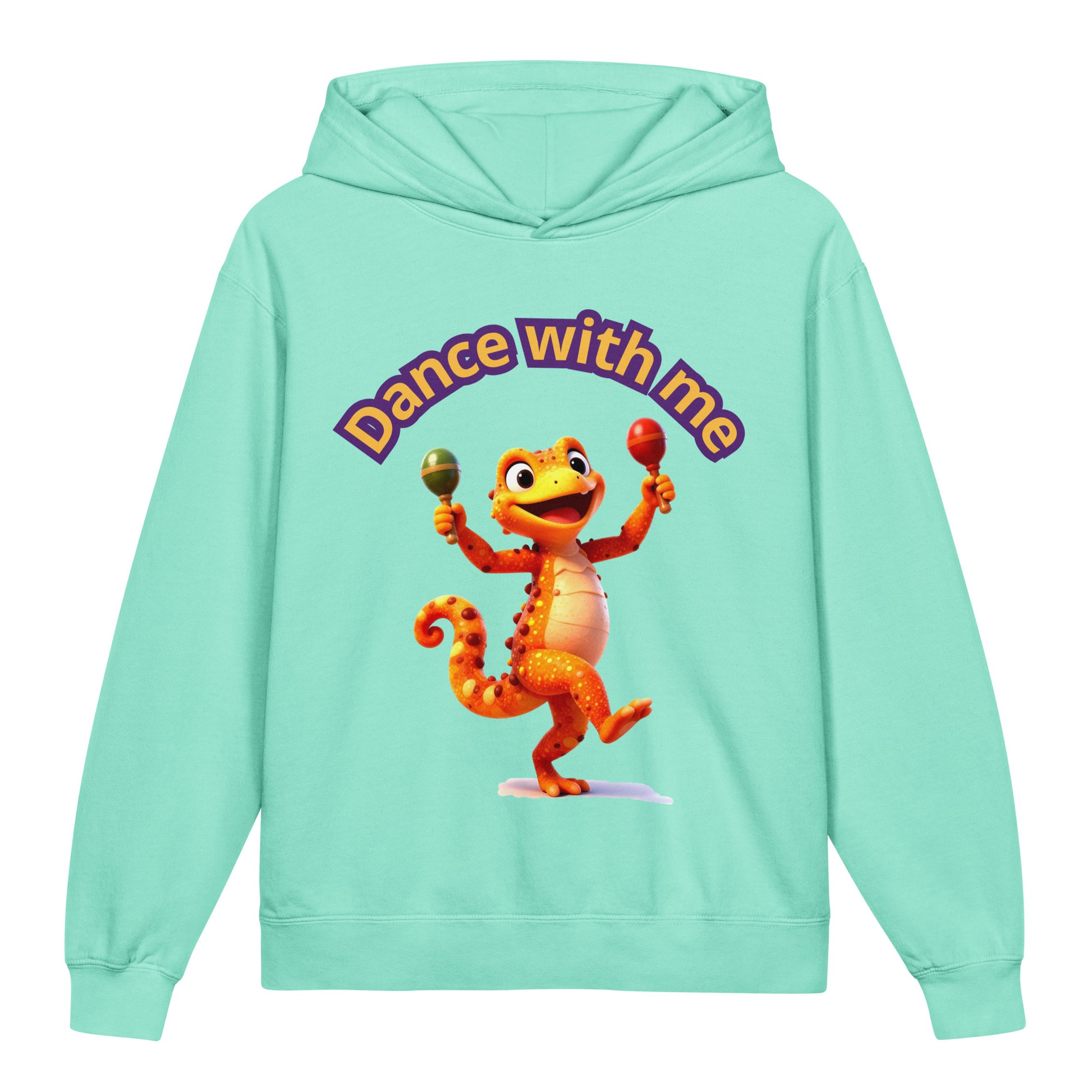 Youth lightweight hooded sweatshirt - Elite Dancing Lizard Youth Hoodie – Joy for Young Champions by printfluence.net