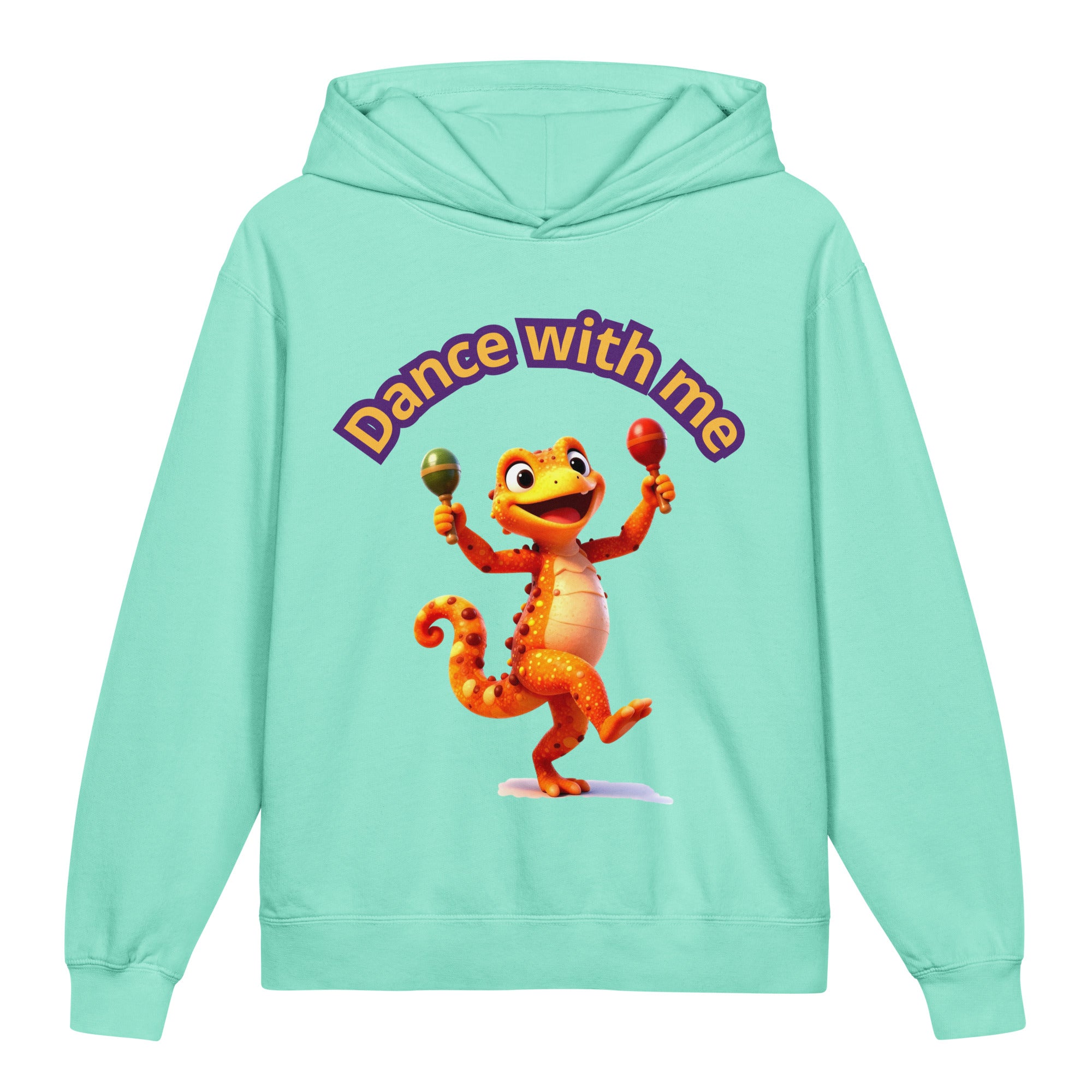 Youth lightweight hooded sweatshirt - Elite Dancing Lizard Youth Hoodie – Joy for Young Champions by printfluence.net