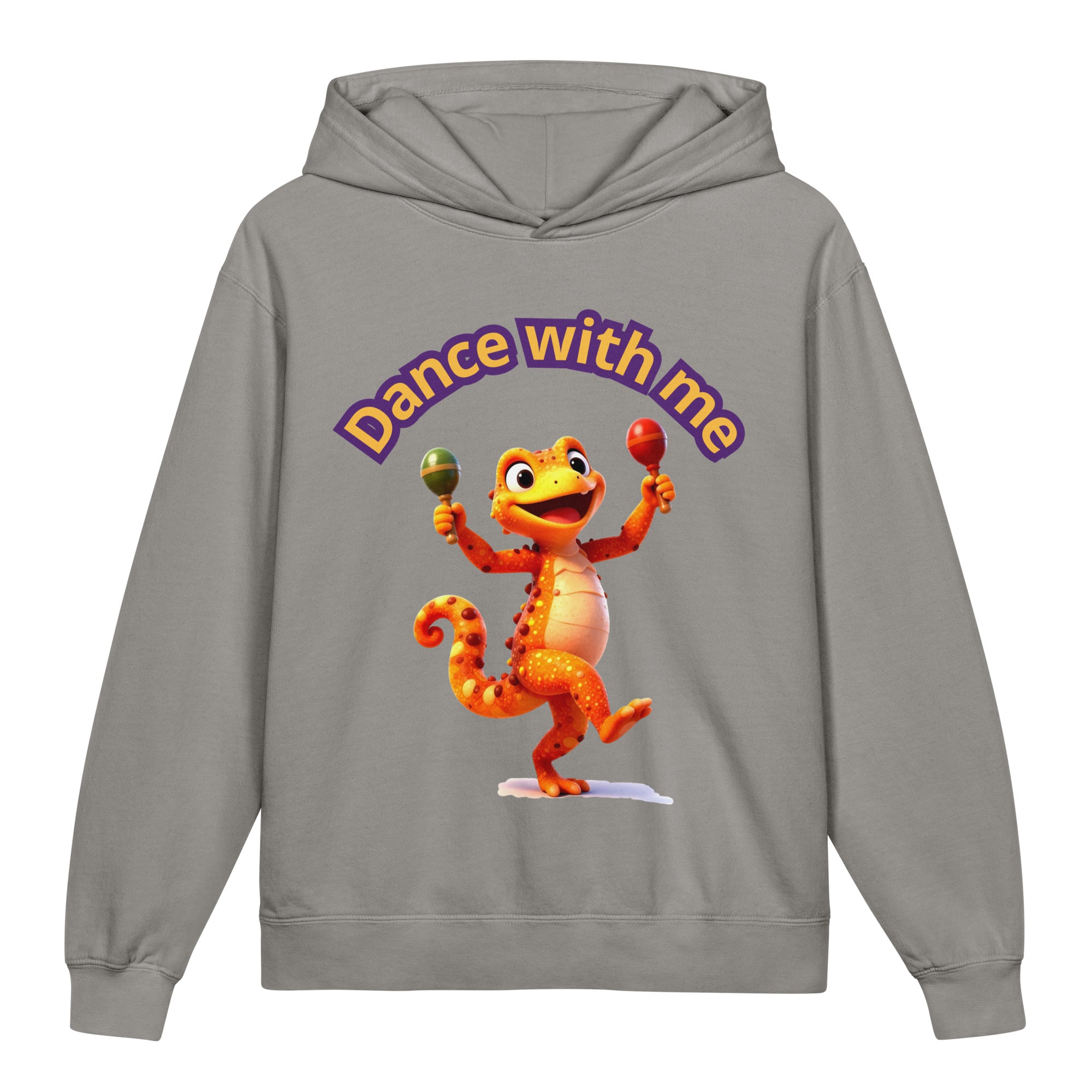 Youth lightweight hooded sweatshirt - Elite Dancing Lizard Youth Hoodie – Joy for Young Champions by printfluence.net