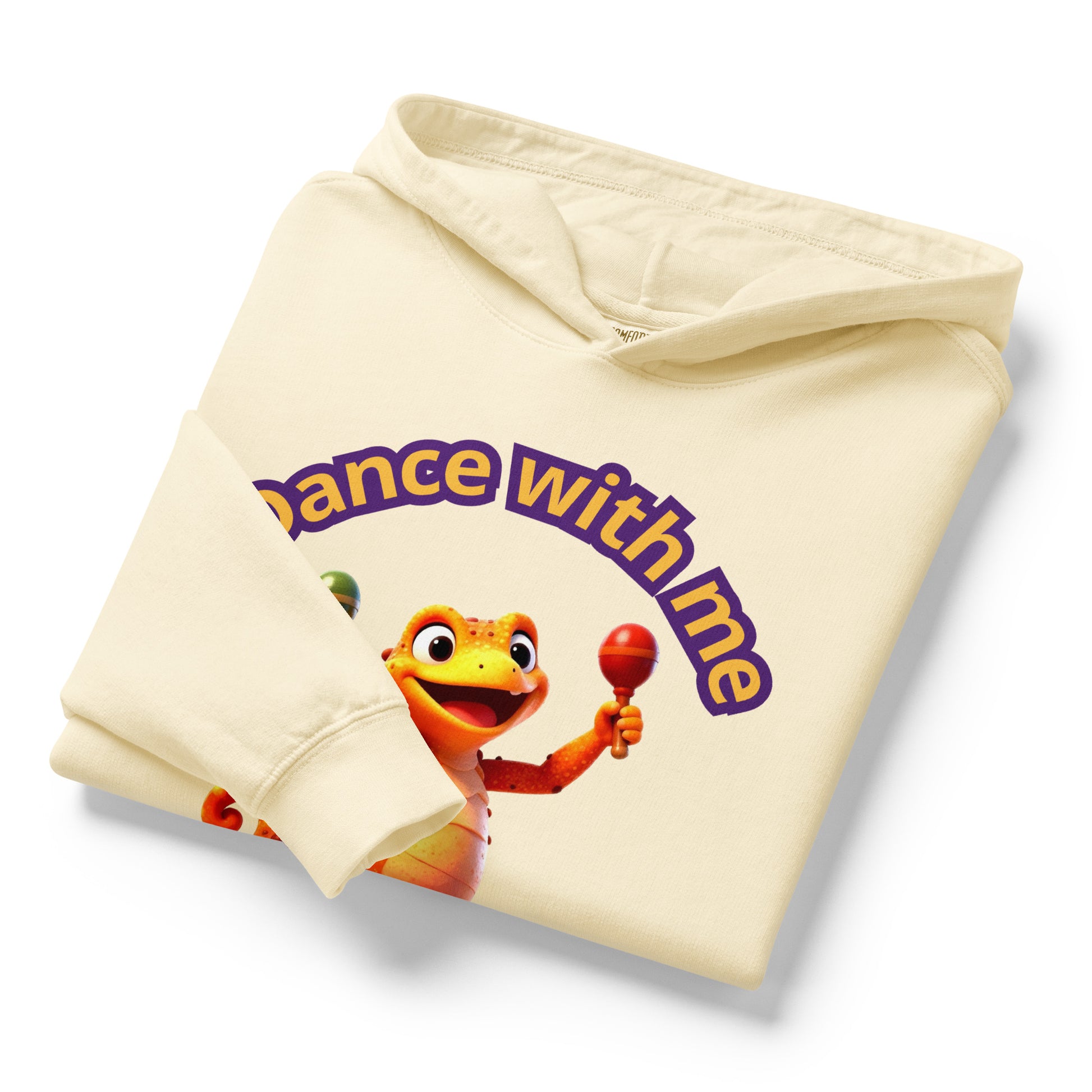 Youth lightweight hooded sweatshirt - Elite Dancing Lizard Youth Hoodie – Joy for Young Champions by printfluence.net