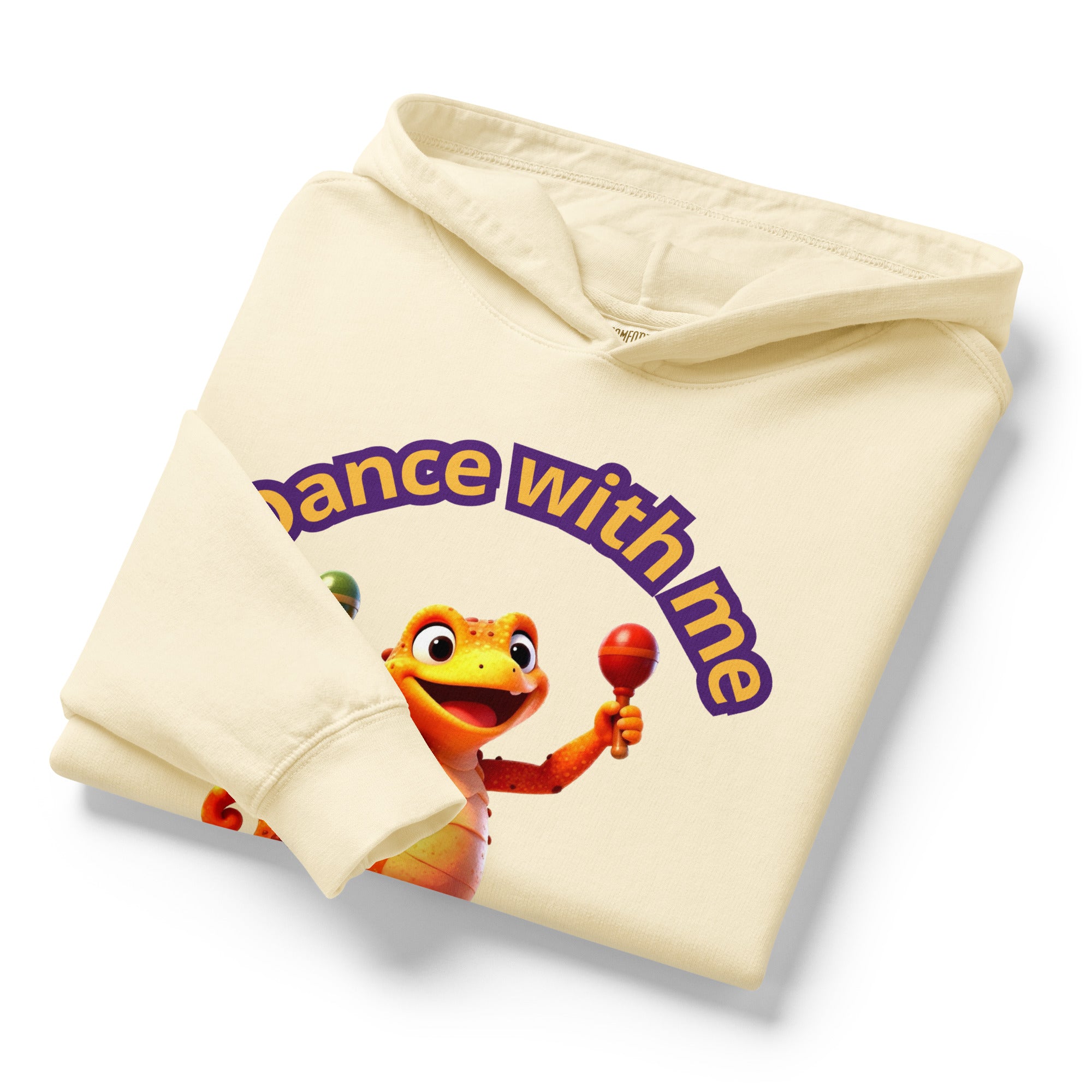 Youth lightweight hooded sweatshirt - Elite Dancing Lizard Youth Hoodie – Joy for Young Champions by printfluence.net